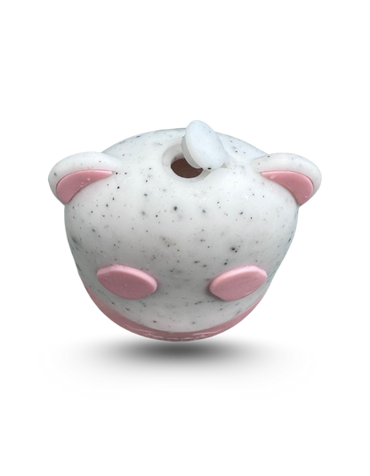 Pink Panda Cube Ice Face Roller with Wrist Towel Band