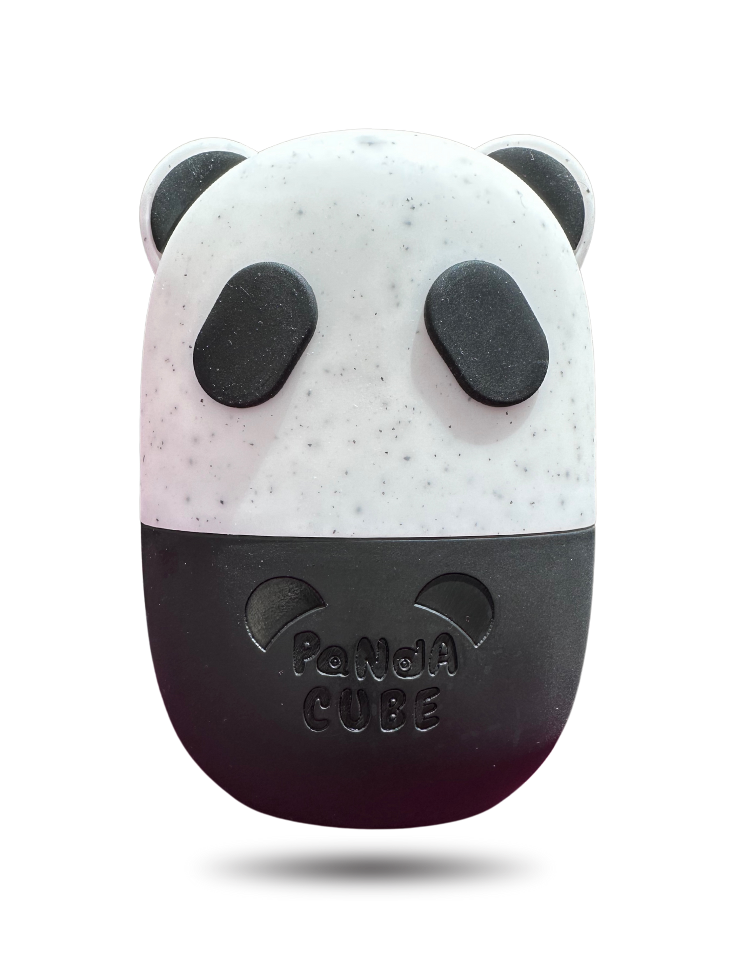 Black Panda Cube Ice Face Roller with Wrist Towel Band